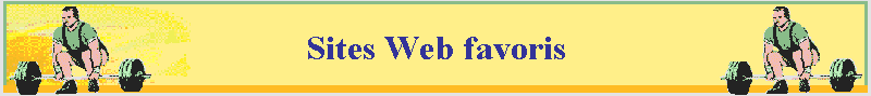 Sites Web favoris